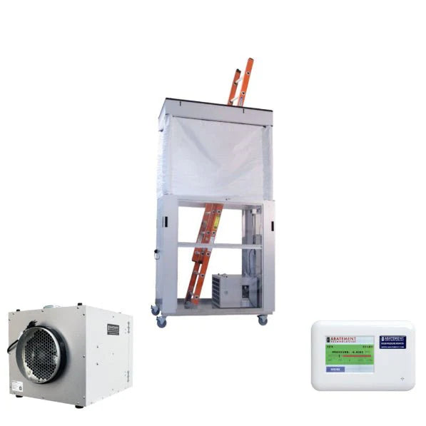 Abatement Technologies AIRE GUARDIAN Series Mobile Containment Cart with PAS and RPM AG8000PAS-RPM