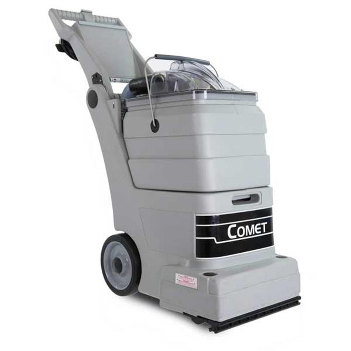 EDIC Comet Self Contained Carpet Extractor angled left view.