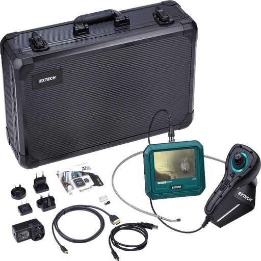 Extech HDV740 Videoscope Kit complete kit view.
