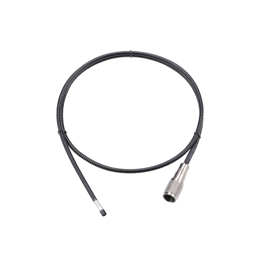 Extech HDV7C 55 HD 1 coiled camera probe metal tip black flex cable.