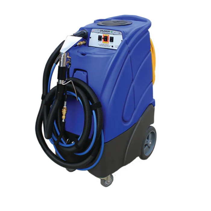 Mosquito 12 Gallon Automotive Extractor with Heater angled view.