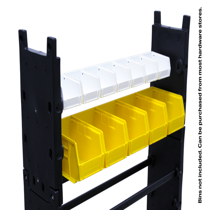 Mytee A115 Bin Hanging Rail Kit for Modular Van Shelving System