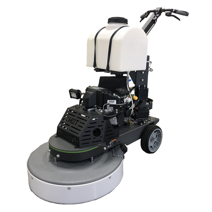Onyx 21 Propane Planetary Stripping Machine TX7 angled view white tank.