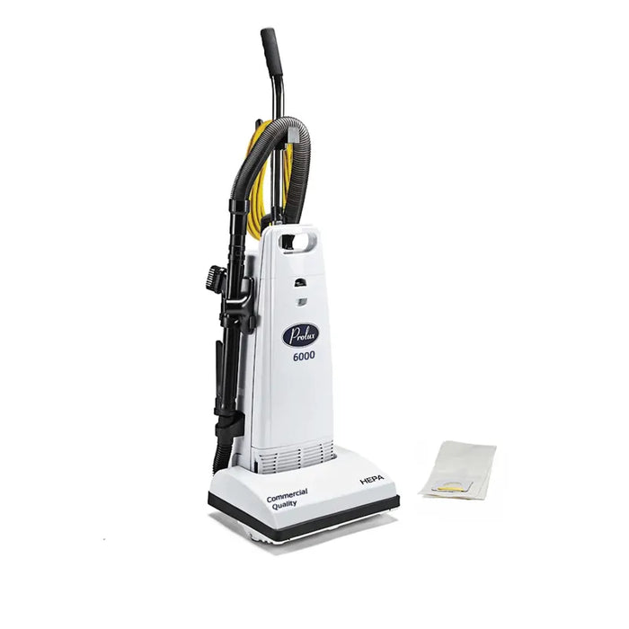 Prolux PLC6K commercial upright vacuum front angle.