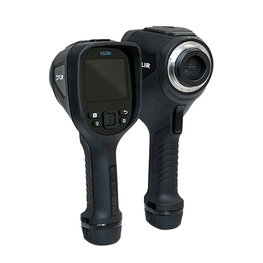 Teledyne Flir Vs290 00 videoscope front and back view black body screen and control buttons.