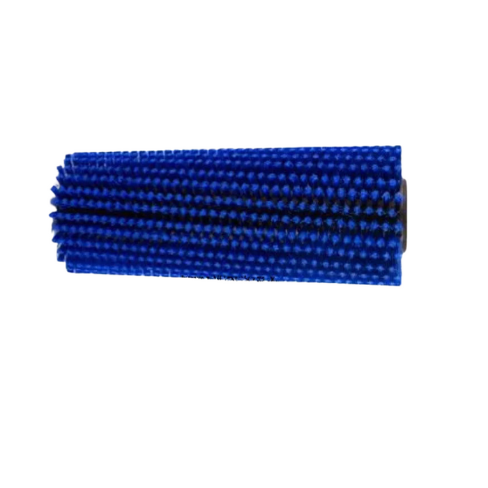 Tornado 13 Hard Cylindrical Brush for BR 13 blue brush side view clean background.