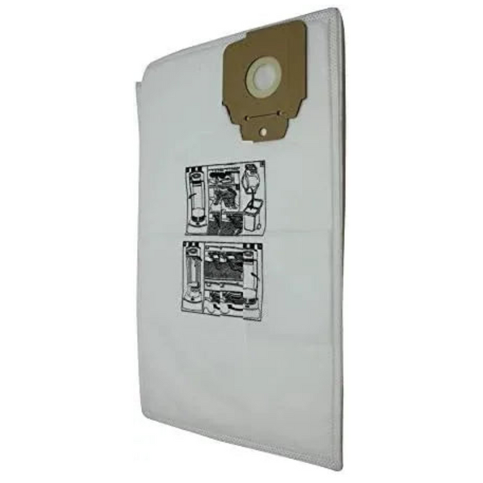 Tornado CleanBreeze Vacuum Bag CV30 CV38 10Pk front view white bag brown cardboard connector printed instructions.