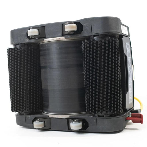 Tornado Vortex 13 multi surface auto scrubber bottom view brush rollers casters black.