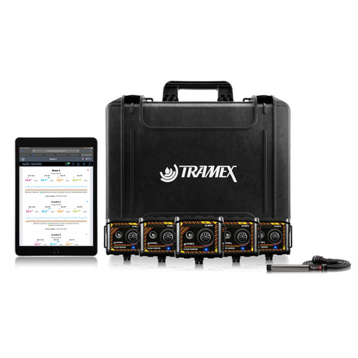 Tramex AP-TREMS-Xtra Remote Environmental Monitoring System Xtra Accessory Pack - An assortment of accessories designed for enhancing the Tramex AP-TREMS-Xtra environmental monitoring system, featuring various components for effective remote monitoring.