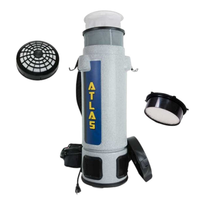atlas filters square web for improved dust control on edic 600tv backpack vacuum.