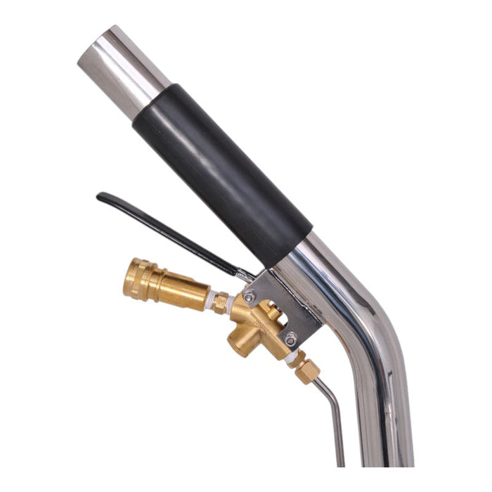 edic glidemaster carpet wand dual jet with ergonomic handle for comfortable cleaning.