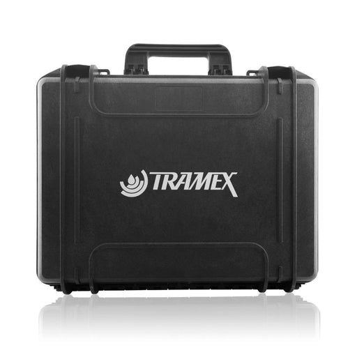 Tramex Heavy Duty Carrying Case A robust carrying case designed for the Tramex Max multi meters, featuring a durable exterior, sturdy handle, and compartments for organized storage of meter and accessories.