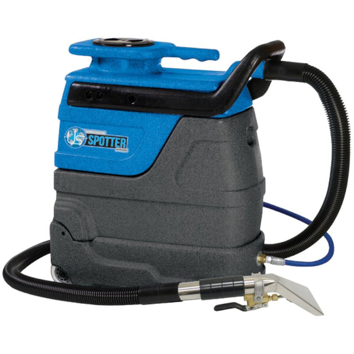 sandia 50 4000 3 gallon 55 psi 2 stage spot extractor with in line heater and stainless steel upholstery tool.