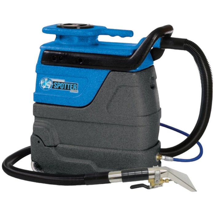 sandia 50 4100 3 gallon heated spot extractor kit with 100 psi pump and 4 stainless steel upholstery tool.
