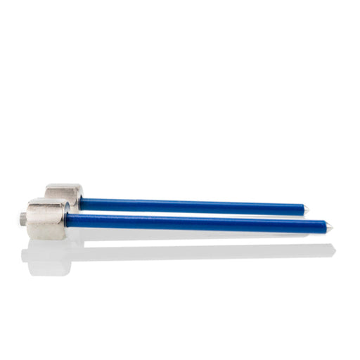 Tramex Spare 3" Pins for Pin Probe HH14SP90B - SP90 Close-up image of three insulated pins for use with the Tramex pin probe, showcasing their design and durability.