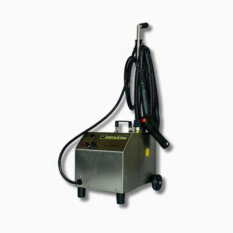 Therma Steem  .75 Model Dry Vapor Steam Cleaner angled view.