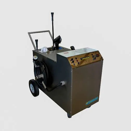 Therma Steem Industrial XL3 Dry Vapor Steam Cleaner left angle view.