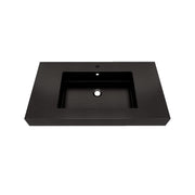 Max 36" Black Stainless Steel Sink - Bathroom Vanity Sink | Better Vanity Premium Bathroom Vanity & Storage USA