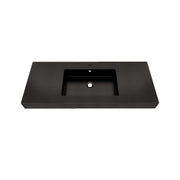 Max 48" Black Stainless Steel Sink - Bathroom Vanity Sink | Better Vanity Premium Bathroom Vanity & Storage USA