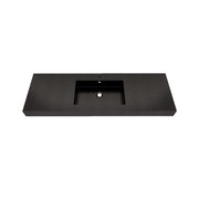 Max 60" Black Stainless Steel Sink - Bathroom Vanity Sink | Better Vanity Premium Bathroom Vanity & Storage USA