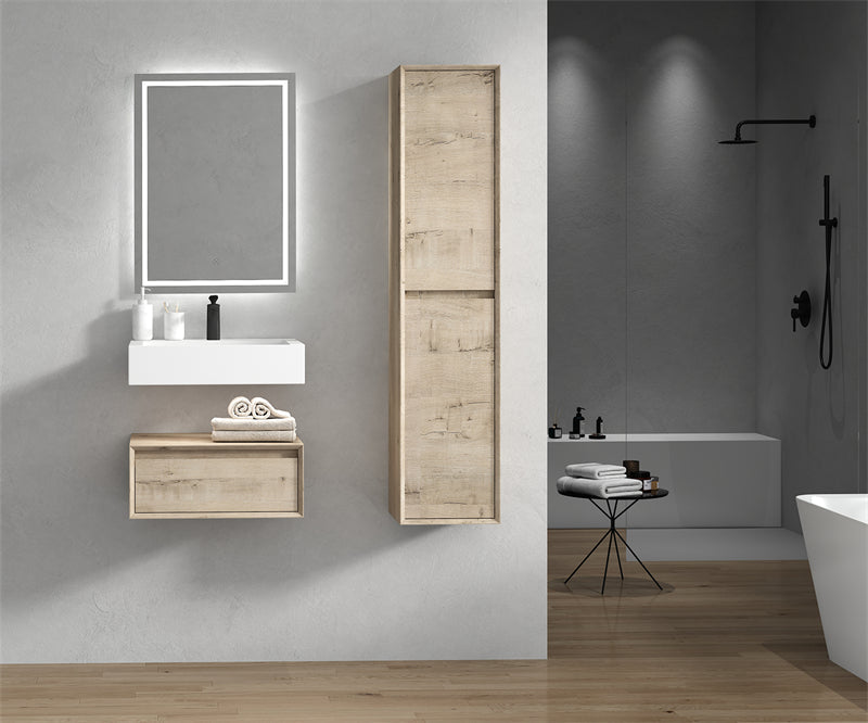 Alysa 24"-84" Floating Vanity with Reinforced Acrylic Sink