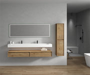 Alysa 24"-84" Floating Vanity with Reinforced Acrylic Sink (image 2)