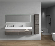 Alysa 24"-84" Floating Vanity with Reinforced Acrylic Sink (image 5)