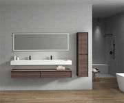 Alysa 24"-84" Floating Vanity with Reinforced Acrylic Sink (image 8)