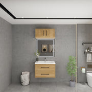 Victoria 30" Solid Wood Floating Bathroom Vanity in Oak | Better Vanity Solid Wood Floating Vanities