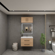 Victoria 30" Solid Wood Floating Bathroom Vanity in Yellow Oak | Better Vanity Solid Wood Floating Vanities