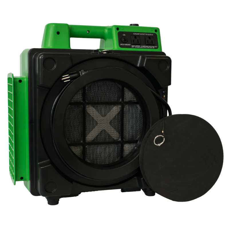 1 x 2480a green hepa air scrubber main image.