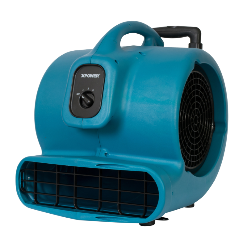 11 p 800h blue air mover right angle view.