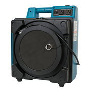 14 x 2480a blue hepa air scrubber right angle view.