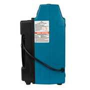 15 x 2480a blue hepa air scrubber right side view.