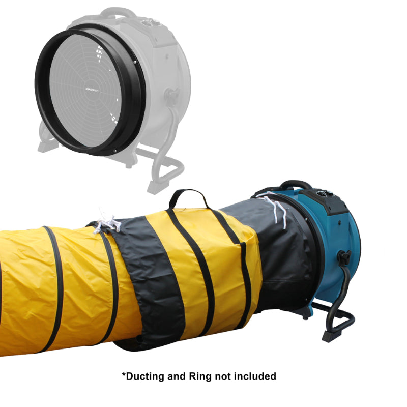 15 x 47atr axial air mover fan 16dhk connected to x 47atr.