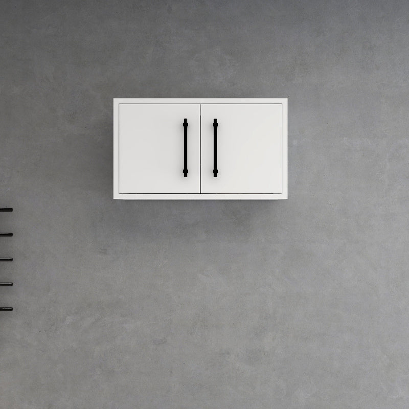 Victoria 24" Solid Wood Overhead Bathroom Vanity Linen Cabinet in Gloss White by Better Vanity