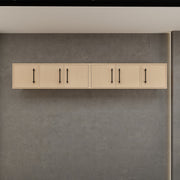 Victoria 84" Solid Wood Overhead Bathroom Vanity Linen Cabinet in Yellow Oak by Better Vanity