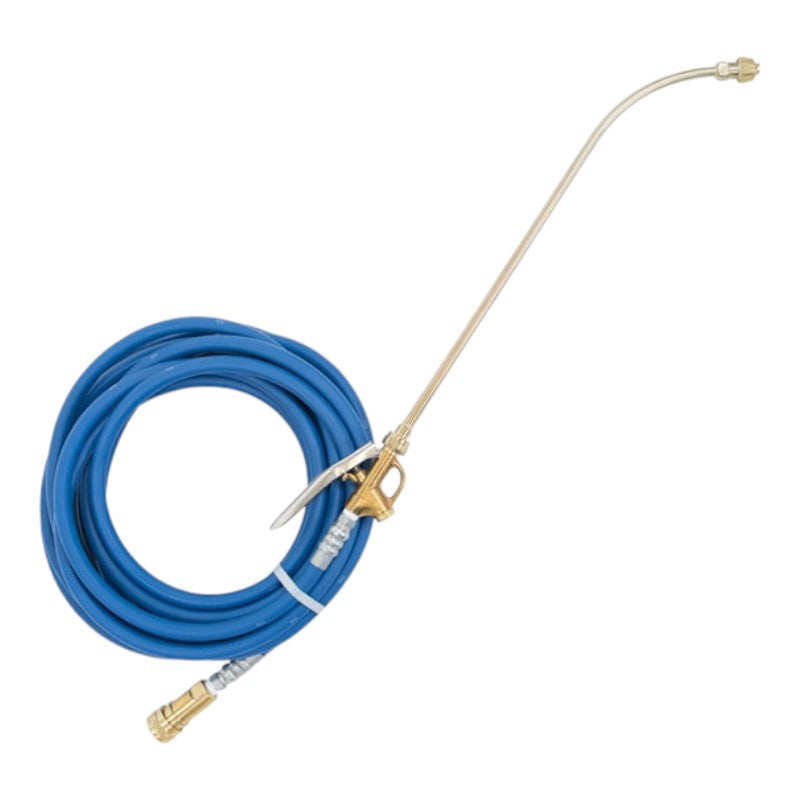 25 foot hose included with edic 323ach pre spray wand for extended reach.