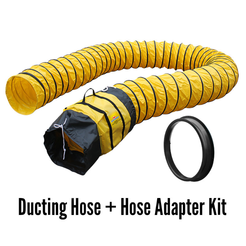 3 16dh25 duct hose with 16dhk adapter kit.
