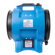 3 x 12 confined space ventilator fan left side view.