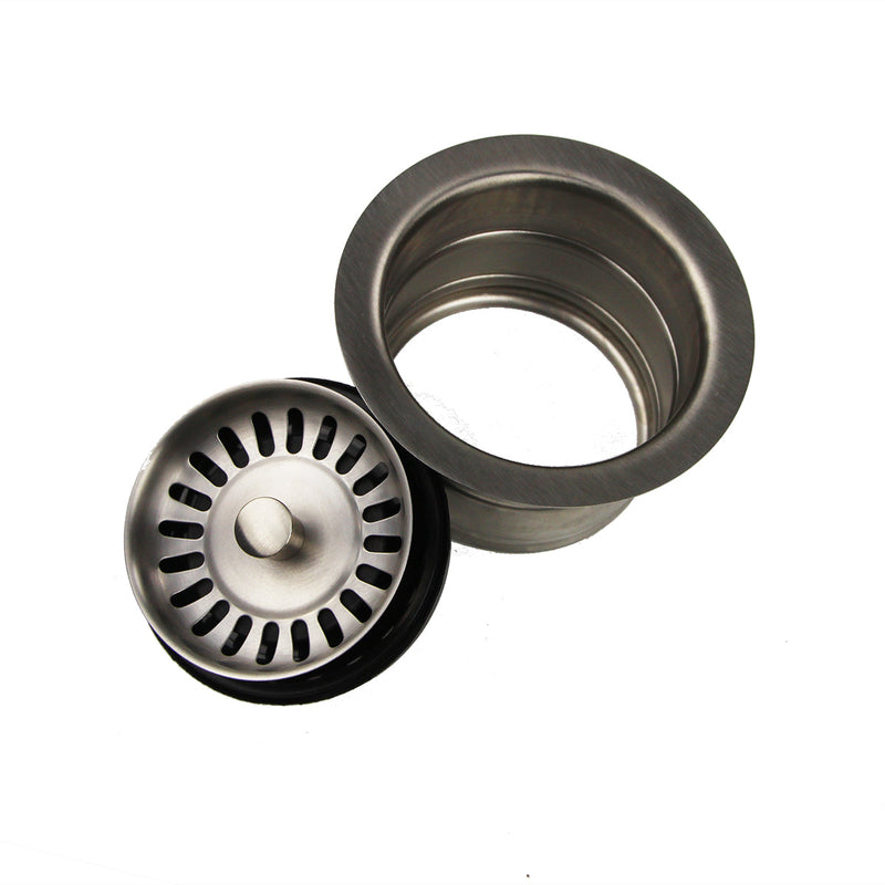 Nantucket Sinks 3.5EDF-BRS-P 3.5 Inch Extended Flange Disposal Kitchen Drain - Parent