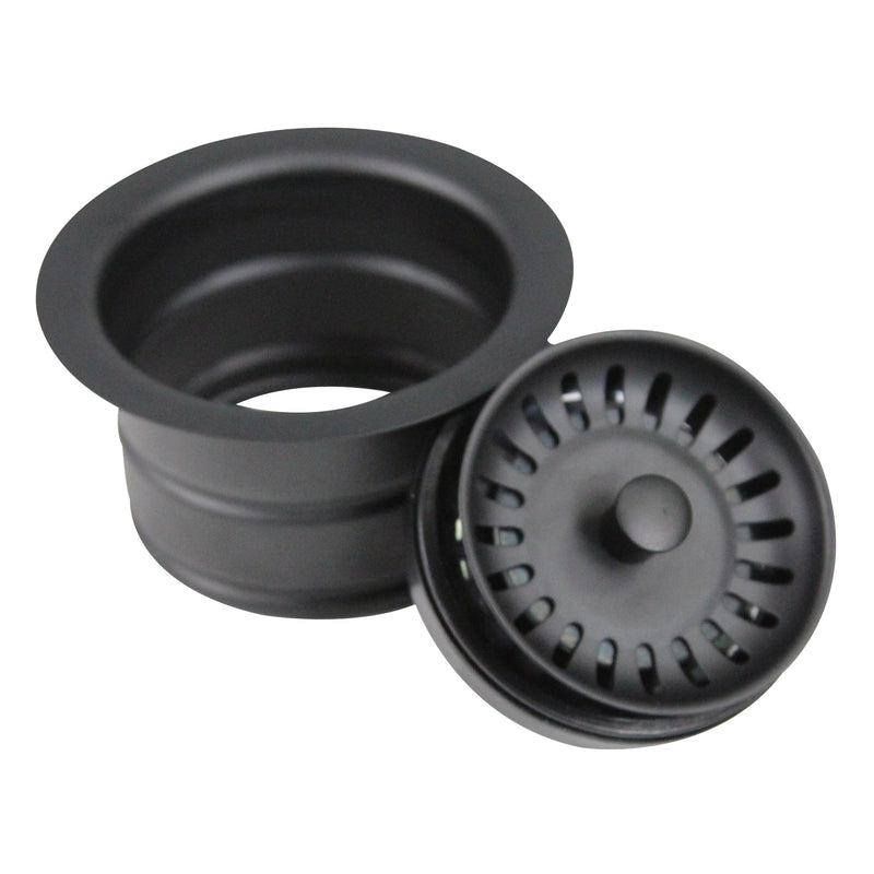 Nantucket Sinks 3.5EDF-BRS-P 3.5" Extended Flange Disposal Kitchen Drain (image 5)