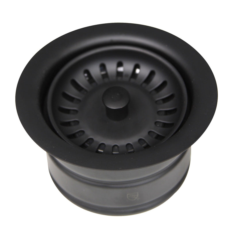 Nantucket Sinks 3.5EDF-BRS-P 3.5" Extended Flange Disposal Kitchen Drain (image 2)