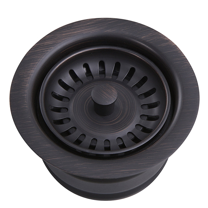 Nantucket Sinks 3.5EDF-BRS-P 3.5" Extended Flange Disposal Kitchen Drain (image 4)