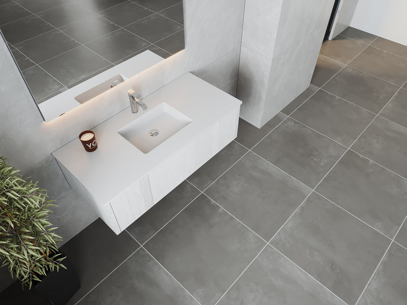 Laviva 313LGN-48AW Legno 48" Bathroom Vanity with VIVA Stone Solid Surface Countertop (image 3)