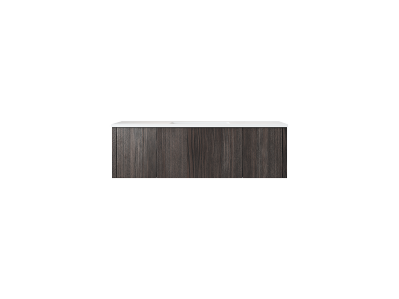 Laviva 313LGN-48CR Legno 48" Bathroom Vanity with VIVA Stone Solid Surface Countertop