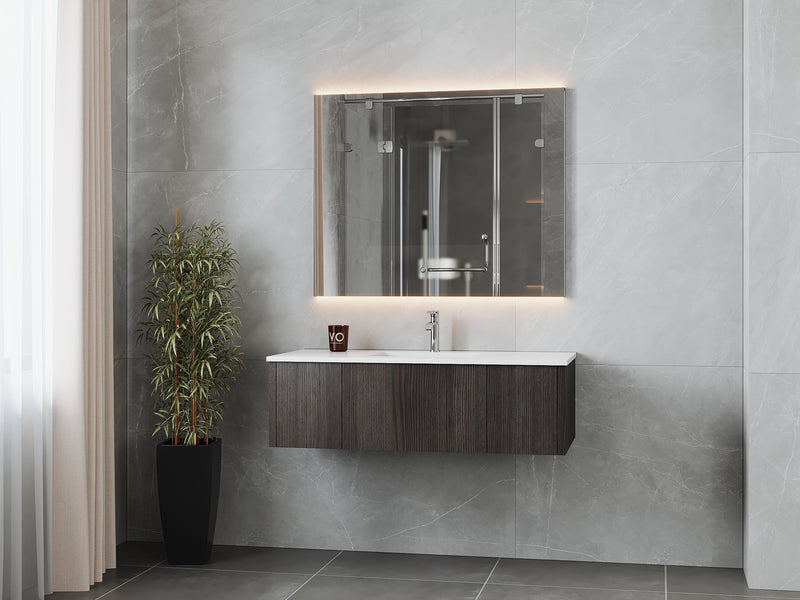 Laviva 313LGN-48CR Legno 48" Bathroom Vanity with VIVA Stone Solid Surface Countertop (image 2)