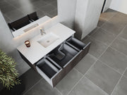 Laviva 313LGN-48CR Legno 48" Bathroom Vanity with VIVA Stone Solid Surface Countertop (image 4)