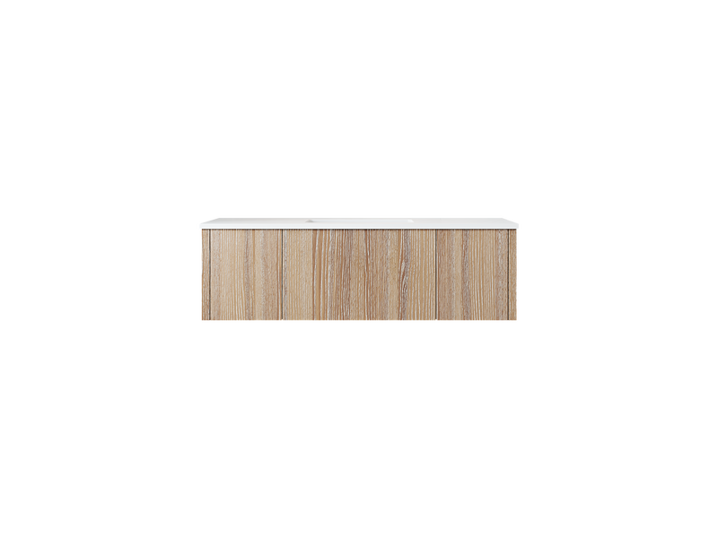 Laviva 313LGN-48WG Legno 48" Bathroom Vanity with VIVA Stone Solid Surface Countertop