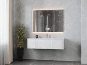Laviva 313LGN-54AW Legno 54" Bathroom Vanity with VIVA Stone Solid Surface Countertop (image 2)